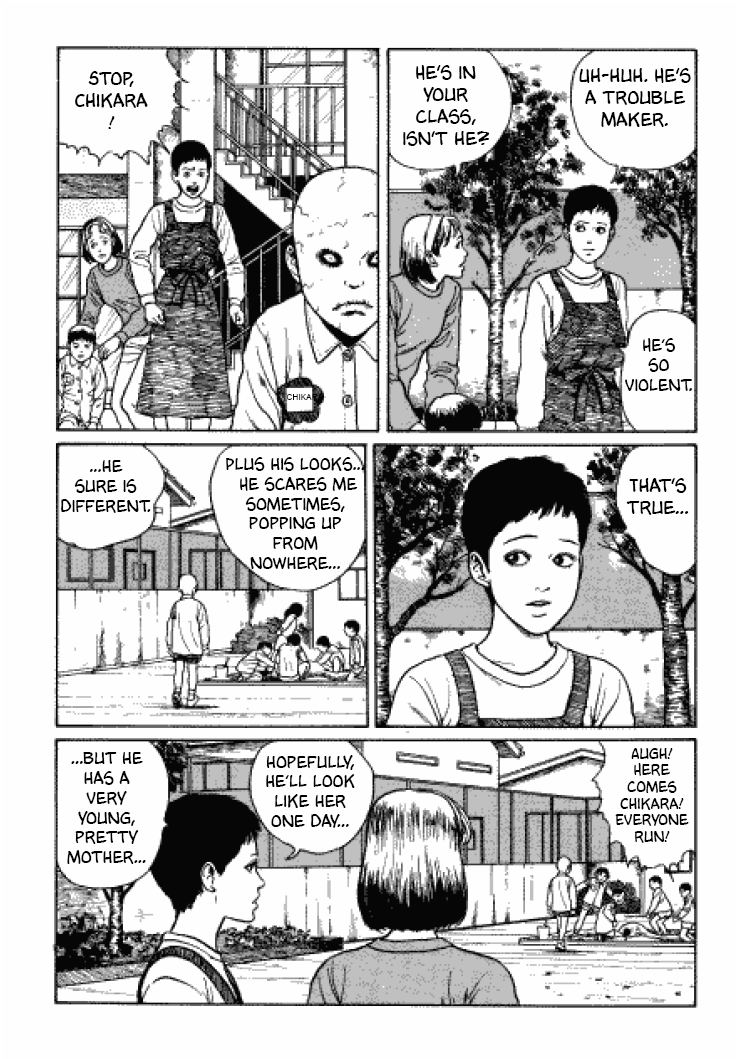 Itou Junji Kyoufu Manga Collection Chapter 3.6 page 9 - Vol.3 Chapter 6: Flesh-Colored Horror