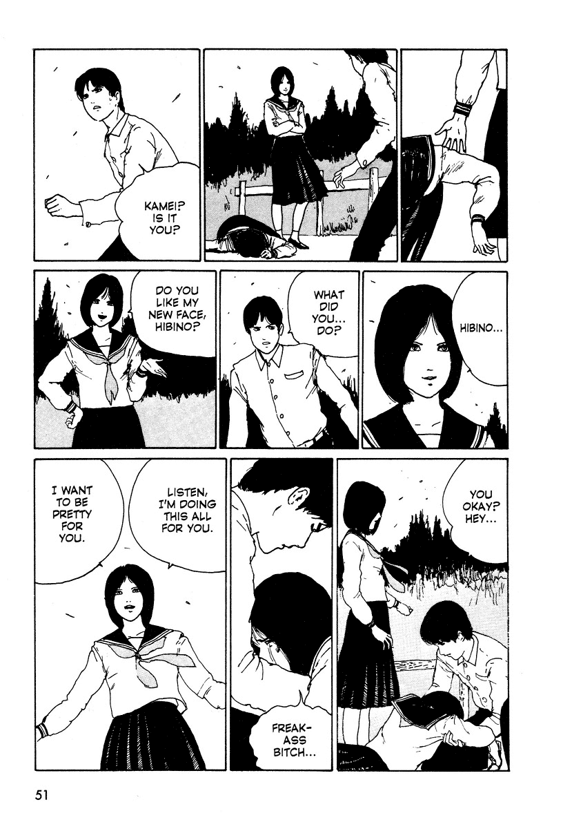 Itou Junji Kyoufu Manga Collection Chapter 4.1 page 25 - Vol.4 Chapter 1: The Face Burglar