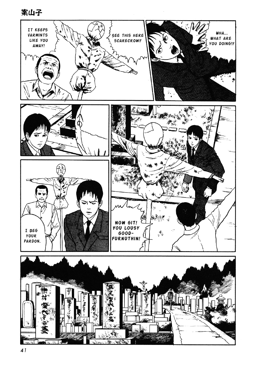 Itou Junji Kyoufu Manga Collection Chapter 4.2 page 13 - Vol.4 Chapter 2: Scarecrows