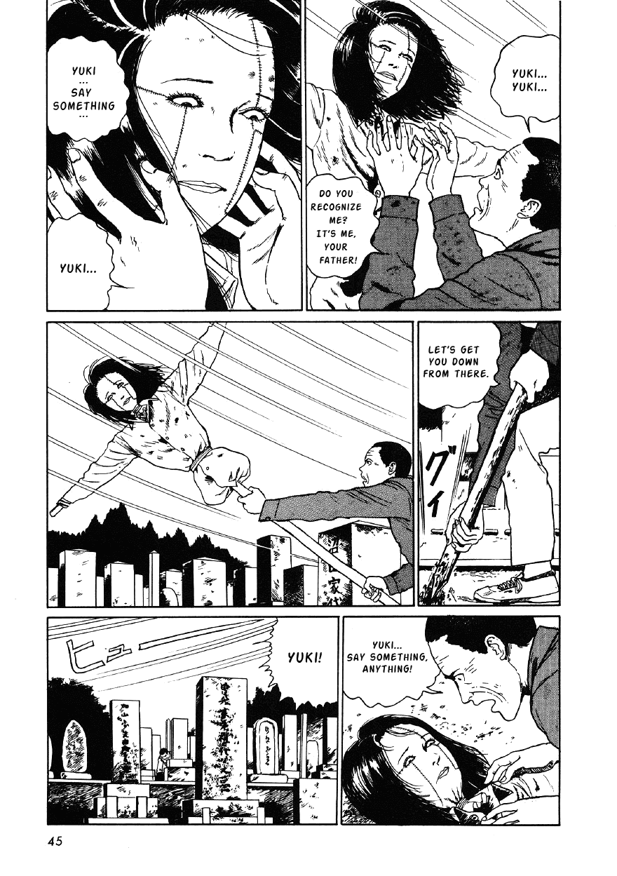 Itou Junji Kyoufu Manga Collection Chapter 4.2 page 17 - Vol.4 Chapter 2: Scarecrows