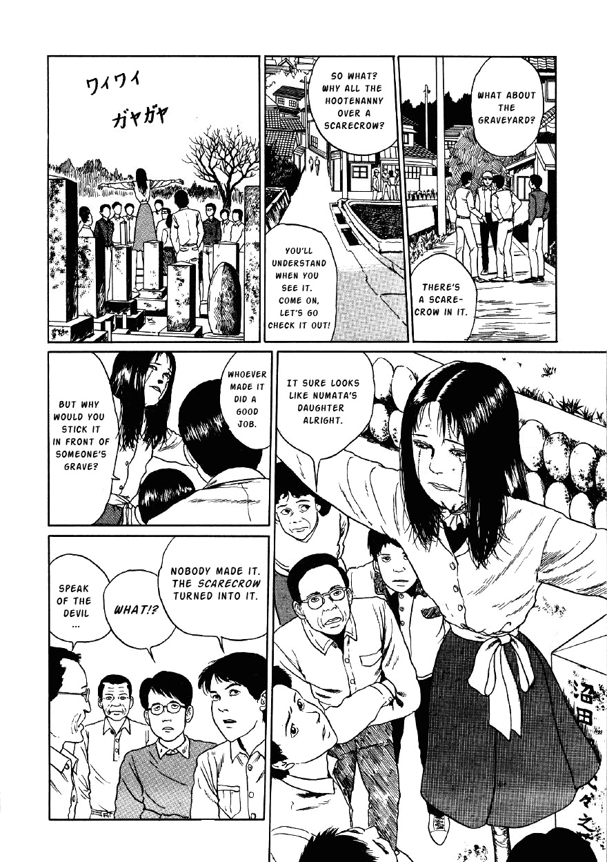 Itou Junji Kyoufu Manga Collection Chapter 4.2 page 20 - Vol.4 Chapter 2: Scarecrows