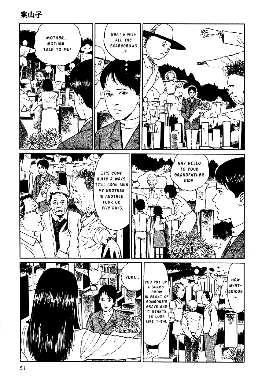 Itou Junji Kyoufu Manga Collection Chapter 4.2 page 23 - Vol.4 Chapter 2: Scarecrows