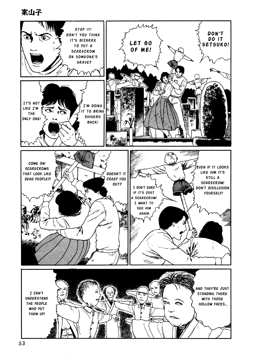 Itou Junji Kyoufu Manga Collection Chapter 4.2 page 25 - Vol.4 Chapter 2: Scarecrows