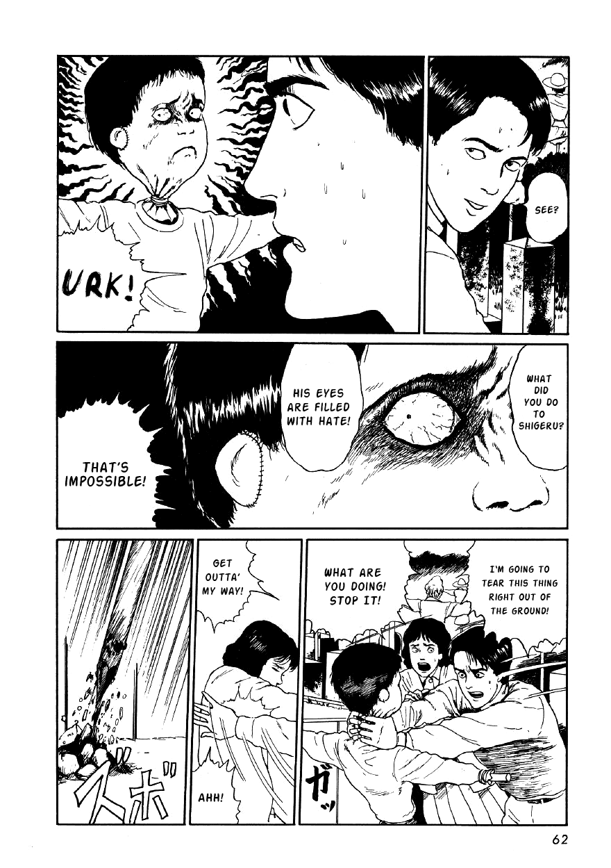 Itou Junji Kyoufu Manga Collection Chapter 4.2 page 34 - Vol.4 Chapter 2: Scarecrows
