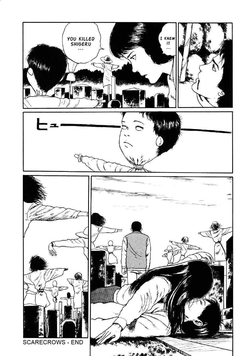 Itou Junji Kyoufu Manga Collection Chapter 4.2 page 36 - Vol.4 Chapter 2: Scarecrows