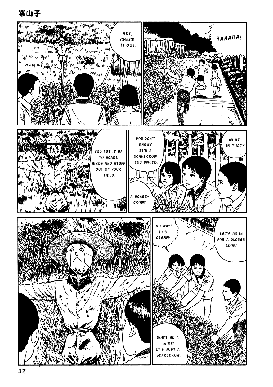 Itou Junji Kyoufu Manga Collection Chapter 4.2 page 9 - Vol.4 Chapter 2: Scarecrows