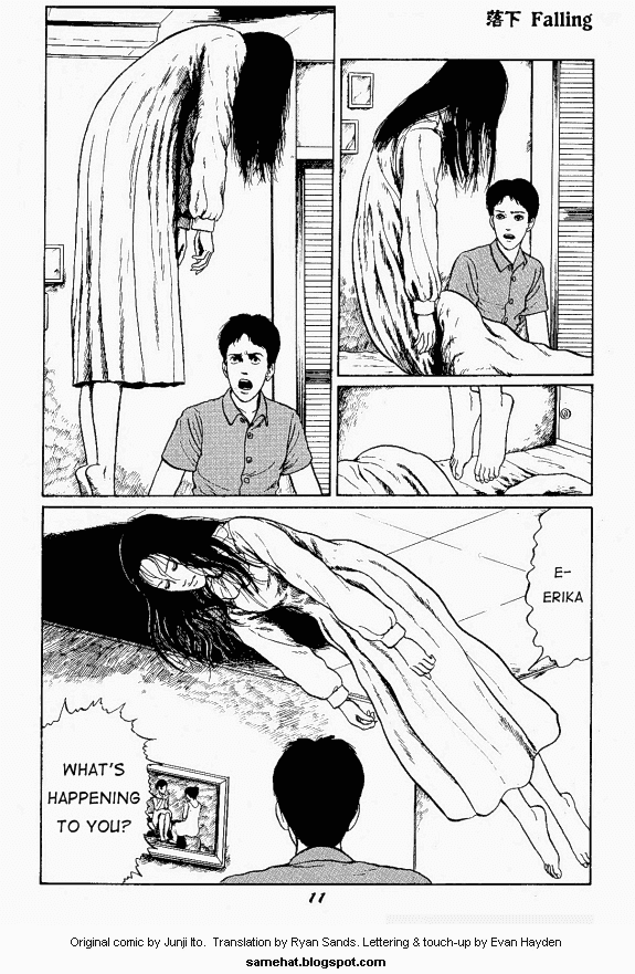 Itou Junji Kyoufu Manga Collection Chapter 4.3 page 11 - Vol.4 Chapter 3: Falling