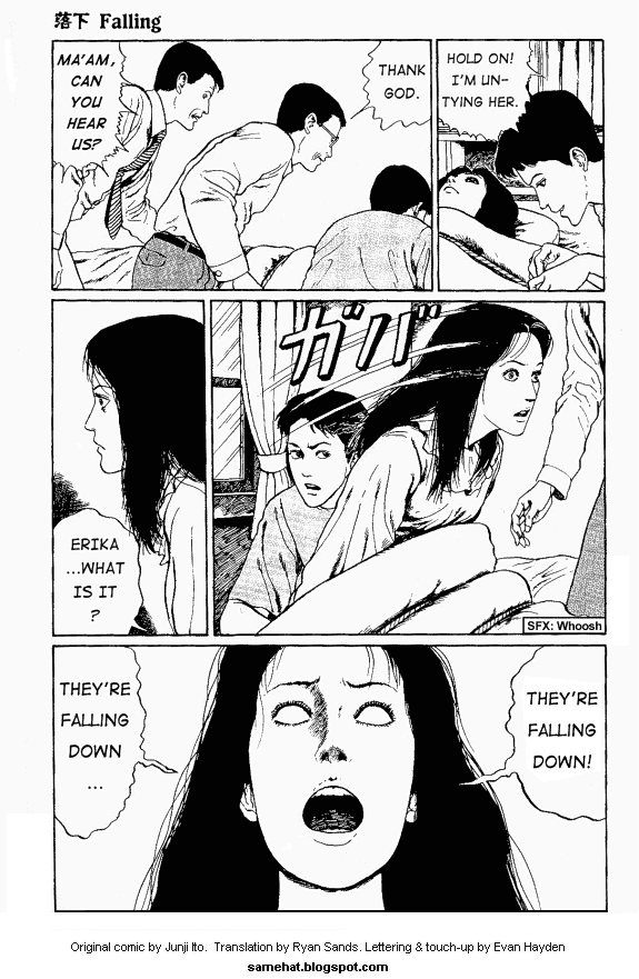 Itou Junji Kyoufu Manga Collection Chapter 4.3 page 16 - Vol.4 Chapter 3: Falling