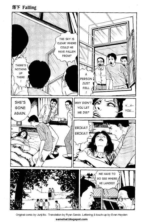 Itou Junji Kyoufu Manga Collection Chapter 4.3 page 18 - Vol.4 Chapter 3: Falling