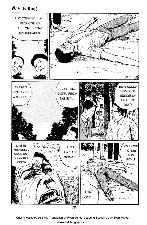 Itou Junji Kyoufu Manga Collection Chapter 4.3 page 19 - Vol.4 Chapter 3: Falling