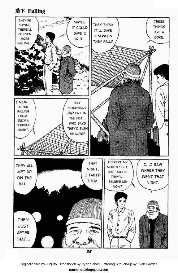 Itou Junji Kyoufu Manga Collection Chapter 4.3 page 23 - Vol.4 Chapter 3: Falling