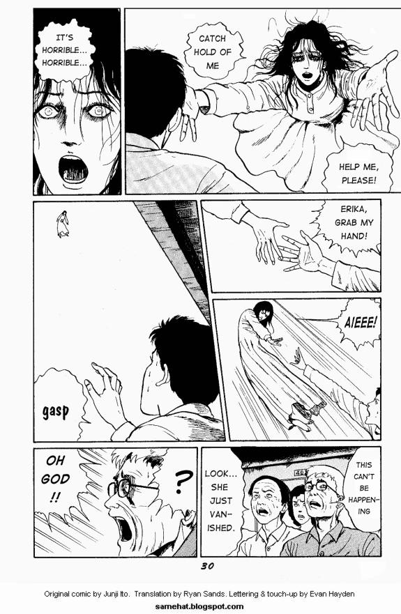 Itou Junji Kyoufu Manga Collection Chapter 4.3 page 30 - Vol.4 Chapter 3: Falling