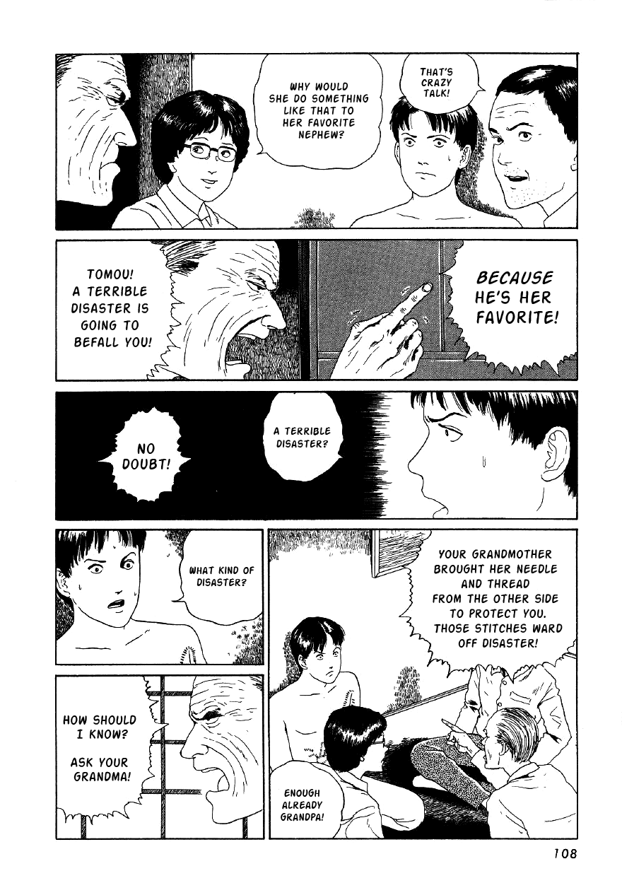 Itou Junji Kyoufu Manga Collection Chapter 4.4 page 12 - Vol.4 Chapter 4: Red String