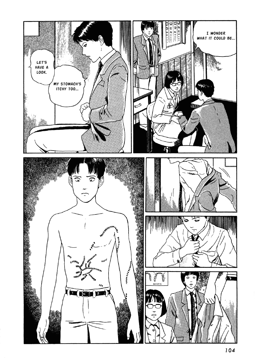 Itou Junji Kyoufu Manga Collection Chapter 4.4 page 8 - Vol.4 Chapter 4: Red String