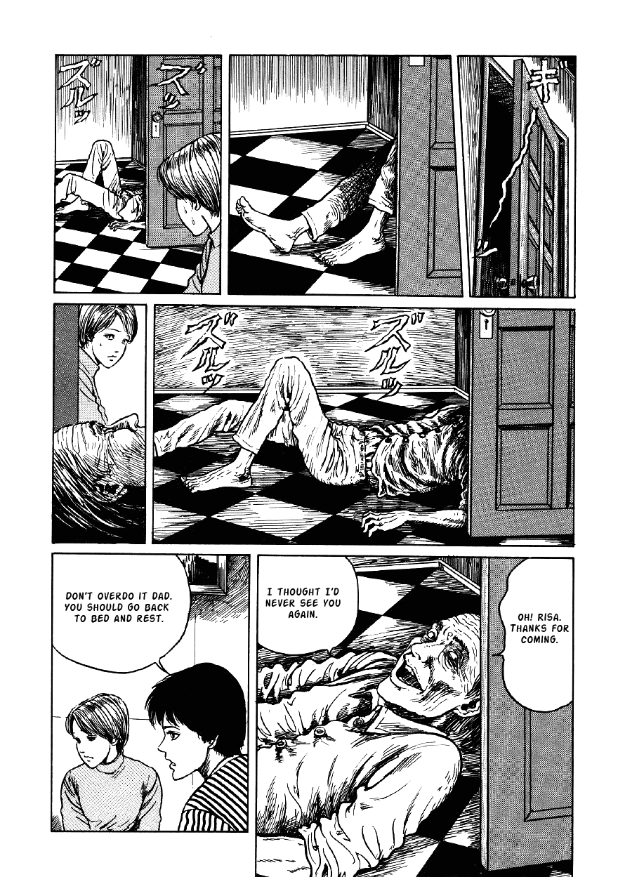 Itou Junji Kyoufu Manga Collection Chapter 4.5 page 14 - Vol.4 Chapter 5: My Dear Ancestors