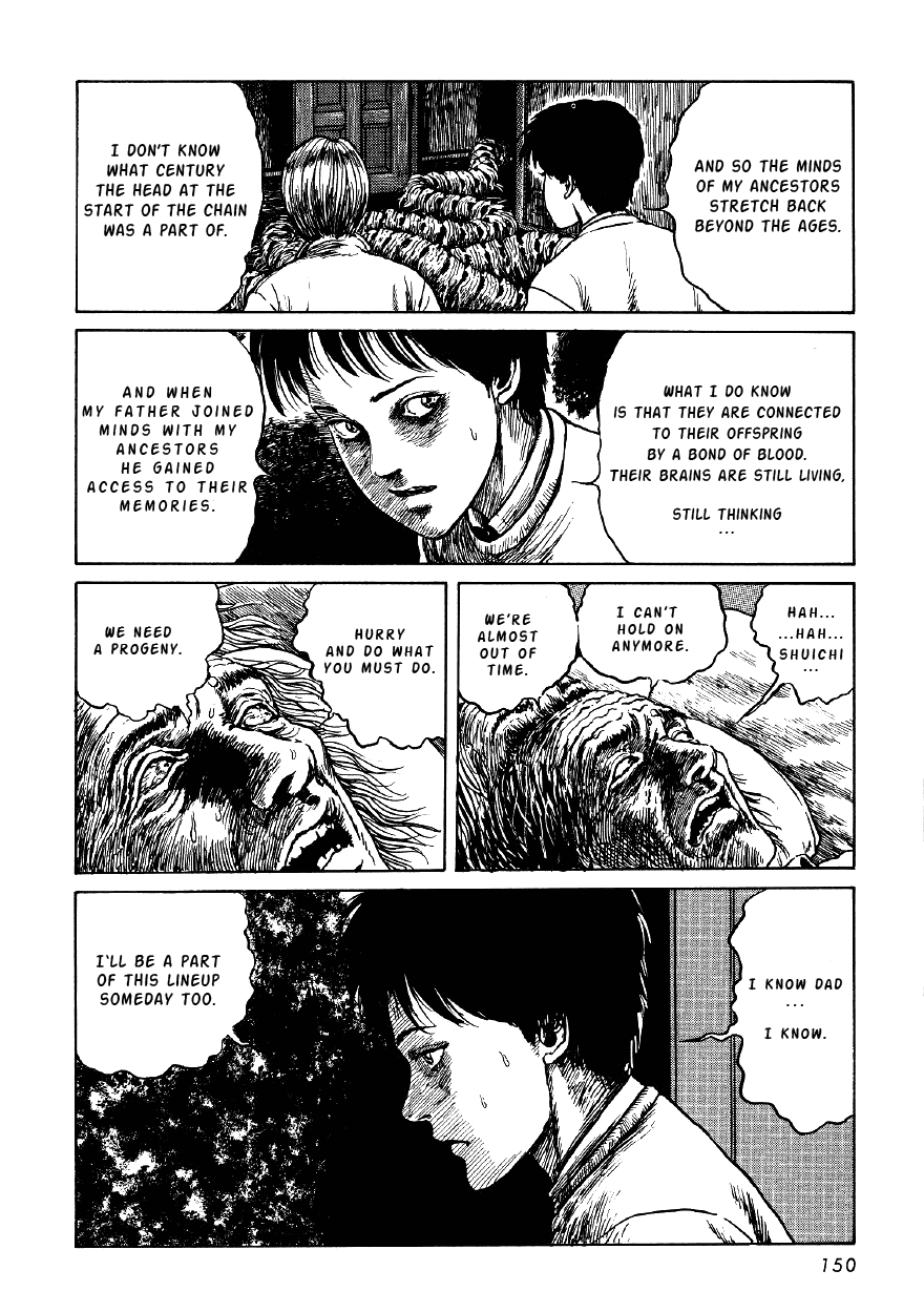 Itou Junji Kyoufu Manga Collection Chapter 4.5 page 22 - Vol.4 Chapter 5: My Dear Ancestors