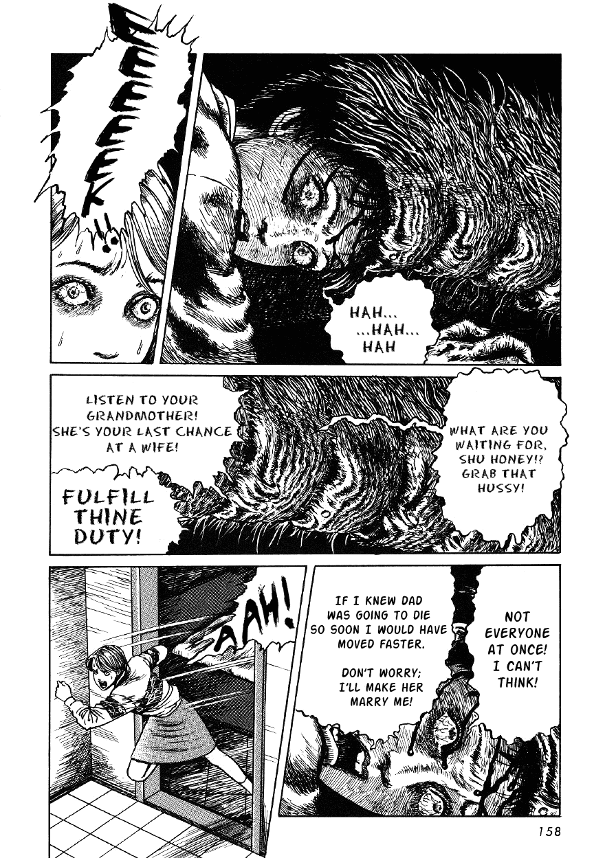 Itou Junji Kyoufu Manga Collection Chapter 4.5 page 30 - Vol.4 Chapter 5: My Dear Ancestors