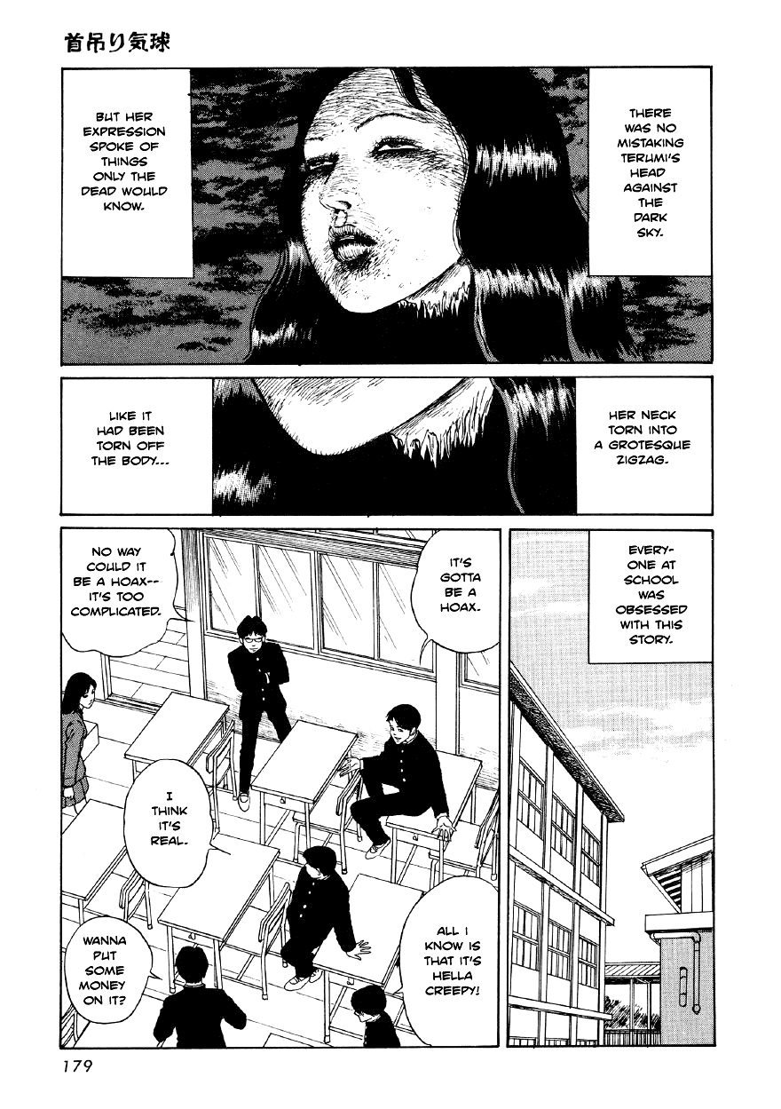 Itou Junji Kyoufu Manga Collection Chapter 4.6 page 18 - Vol.4 Chapter 6: Hanging Balloons