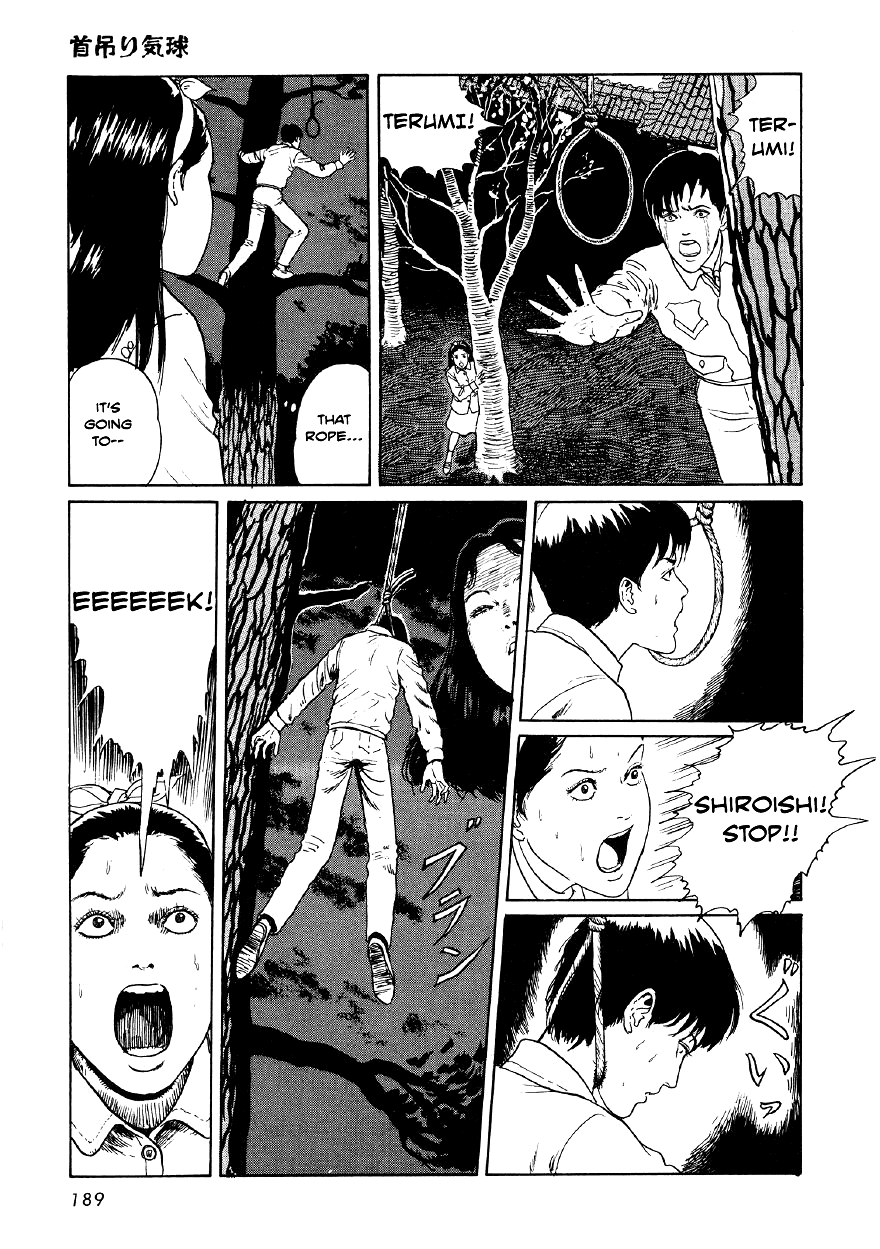 Itou Junji Kyoufu Manga Collection Chapter 4.6 page 28 - Vol.4 Chapter 6: Hanging Balloons