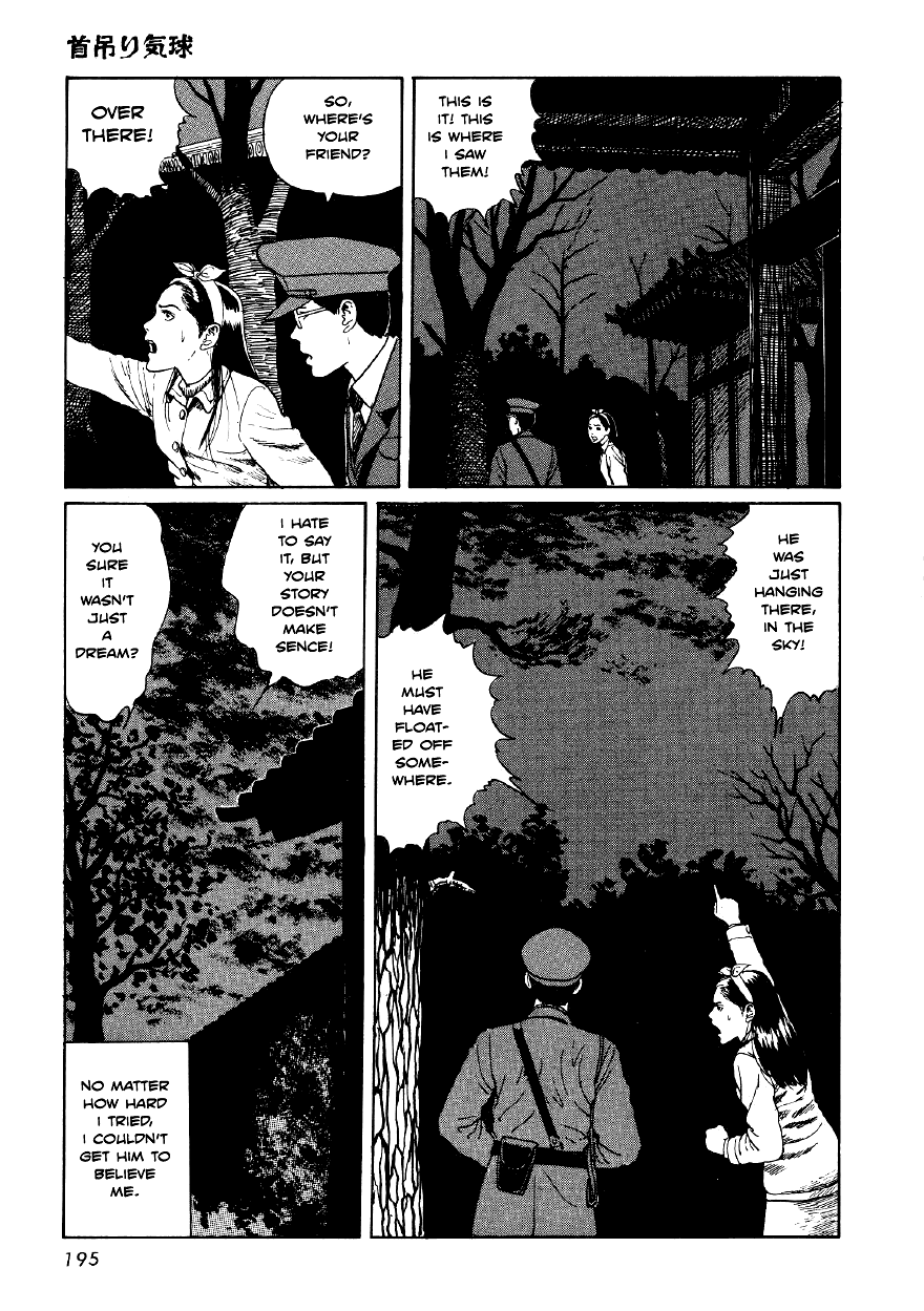 Itou Junji Kyoufu Manga Collection Chapter 4.6 page 34 - Vol.4 Chapter 6: Hanging Balloons