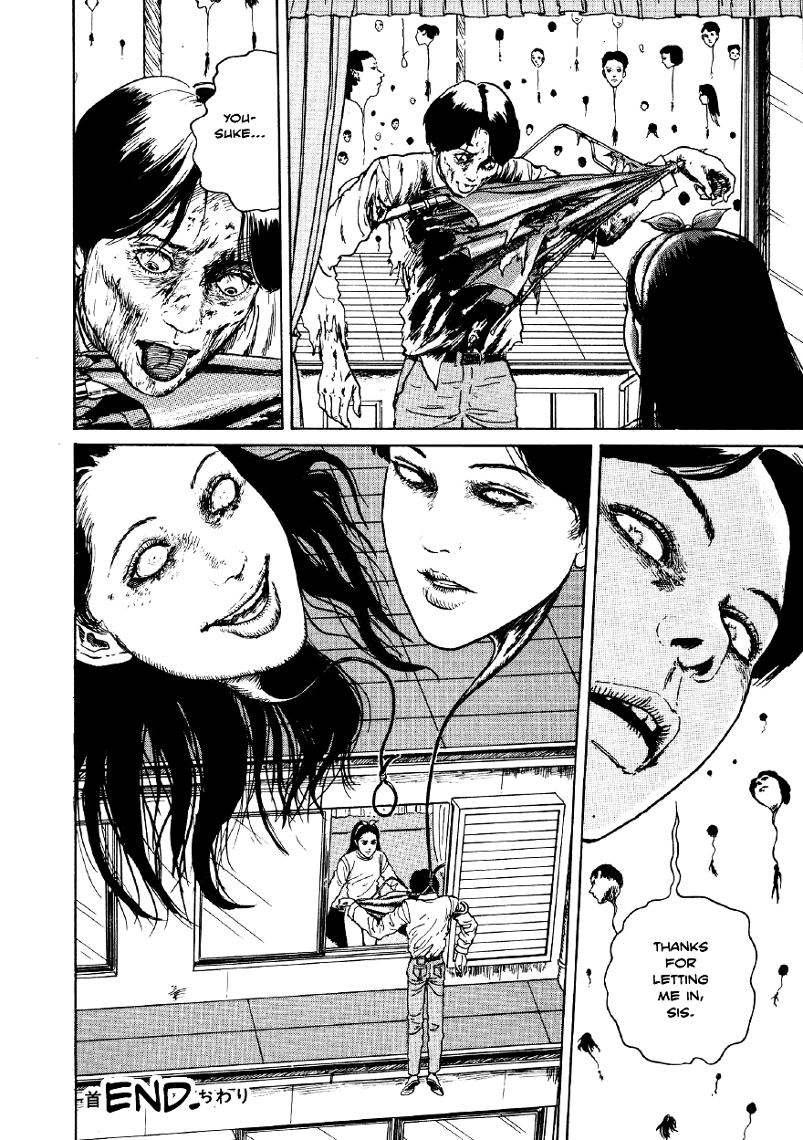 Itou Junji Kyoufu Manga Collection Chapter 4.6 page 61 - Vol.4 Chapter 6: Hanging Balloons