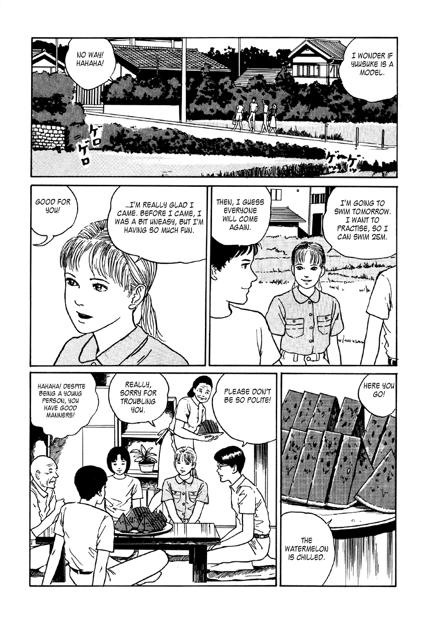 Itou Junji Kyoufu Manga Collection Chapter 5.1 page 13 - Vol.5 Chapter 1: Fun Summer Vacation