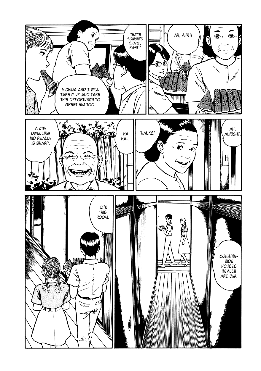 Itou Junji Kyoufu Manga Collection Chapter 5.1 page 14 - Vol.5 Chapter 1: Fun Summer Vacation