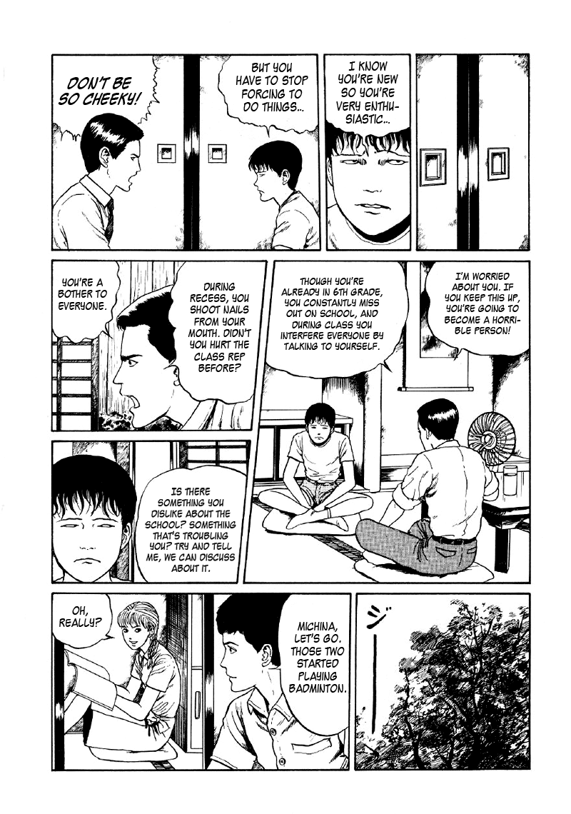 Itou Junji Kyoufu Manga Collection Chapter 5.4 page 10 - Vol.5 Chapter 4: Souichi's Home Tutor