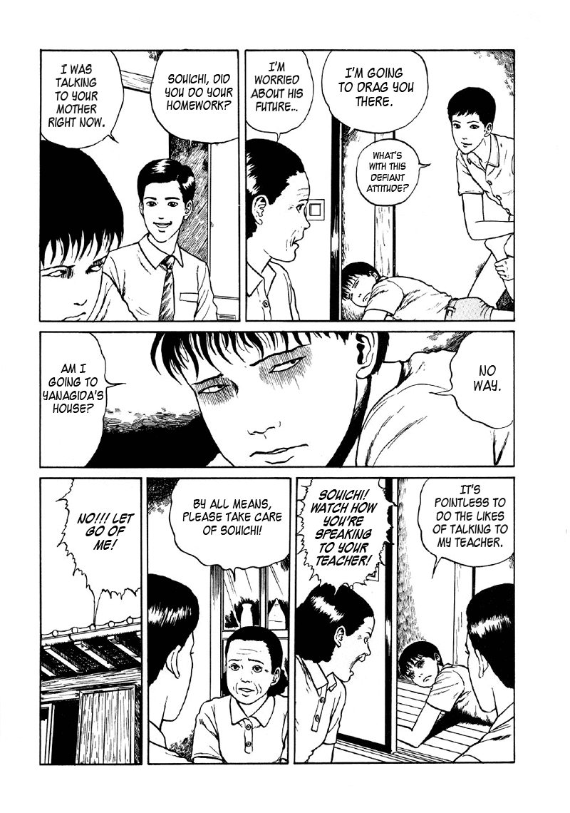 Itou Junji Kyoufu Manga Collection Chapter 5.4 page 5 - Vol.5 Chapter 4: Souichi's Home Tutor