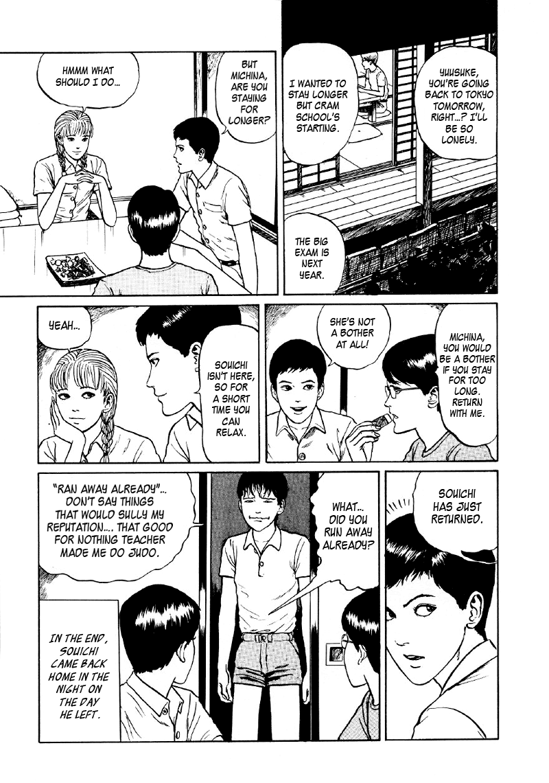 Itou Junji Kyoufu Manga Collection Chapter 5.4 page 7 - Vol.5 Chapter 4: Souichi's Home Tutor