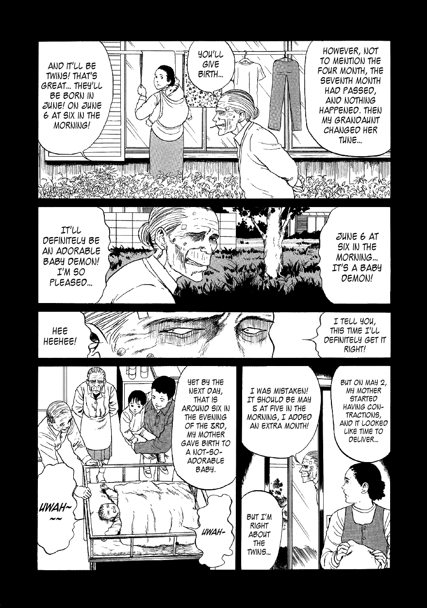 Itou Junji Kyoufu Manga Collection Chapter 5.6 page 16 - Vol.5 Chapter 6: Souichi's Birthday