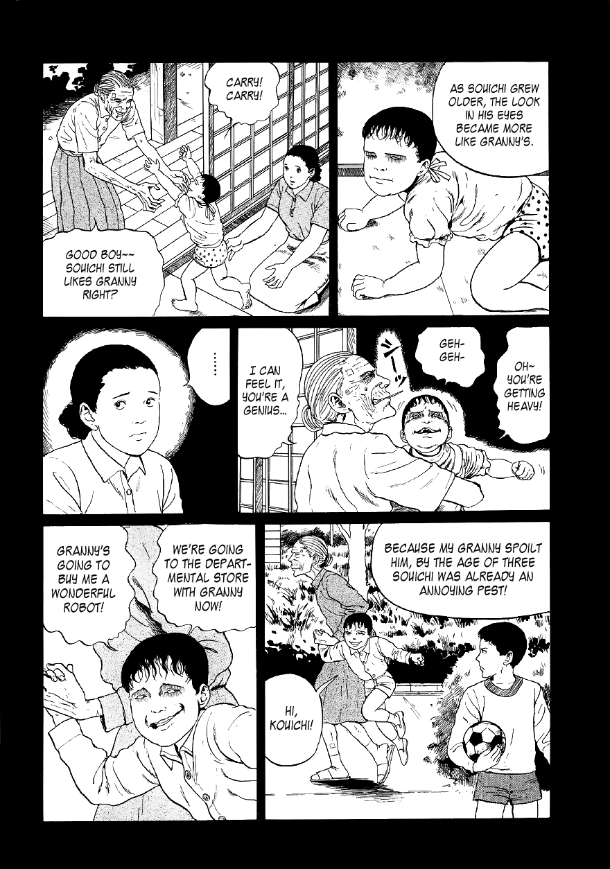 Itou Junji Kyoufu Manga Collection Chapter 5.6 page 19 - Vol.5 Chapter 6: Souichi's Birthday