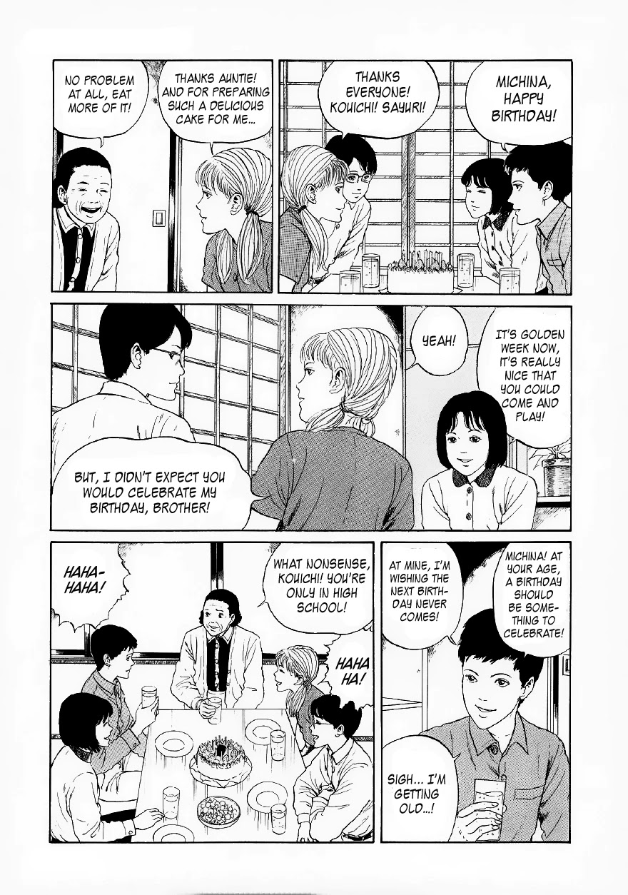 Itou Junji Kyoufu Manga Collection Chapter 5.6 page 3 - Vol.5 Chapter 6: Souichi's Birthday