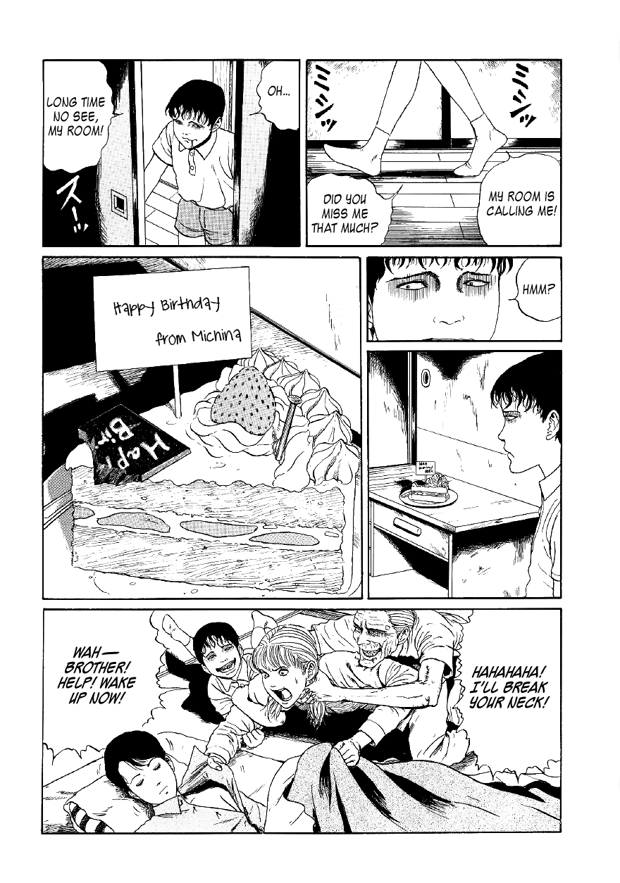 Itou Junji Kyoufu Manga Collection Chapter 5.6 page 31 - Vol.5 Chapter 6: Souichi's Birthday