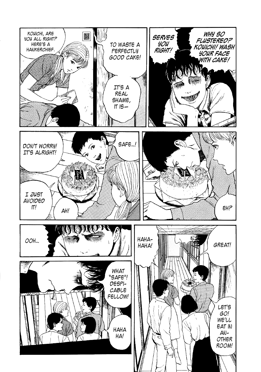 Itou Junji Kyoufu Manga Collection Chapter 5.6 page 9 - Vol.5 Chapter 6: Souichi's Birthday