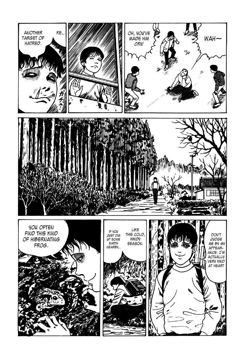 Itou Junji Kyoufu Manga Collection Chapter 6.1 page 14 - Vol.6 Chapter 1: Souichi's Selfish Curse