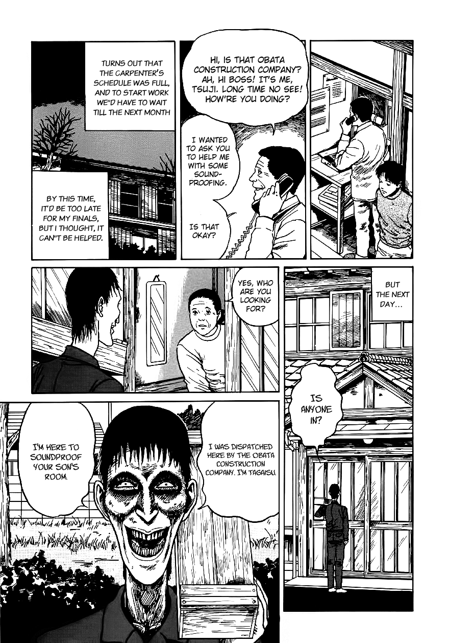 Itou Junji Kyoufu Manga Collection Chapter 6.2 page 15 - Vol.6 Chapter 2: The Room With Four Walls