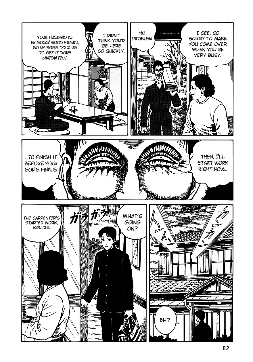 Itou Junji Kyoufu Manga Collection Chapter 6.2 page 16 - Vol.6 Chapter 2: The Room With Four Walls