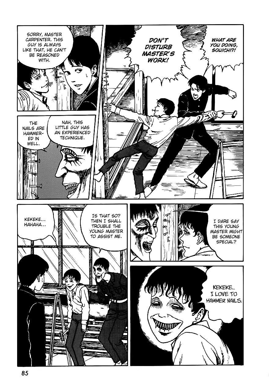 Itou Junji Kyoufu Manga Collection Chapter 6.2 page 19 - Vol.6 Chapter 2: The Room With Four Walls