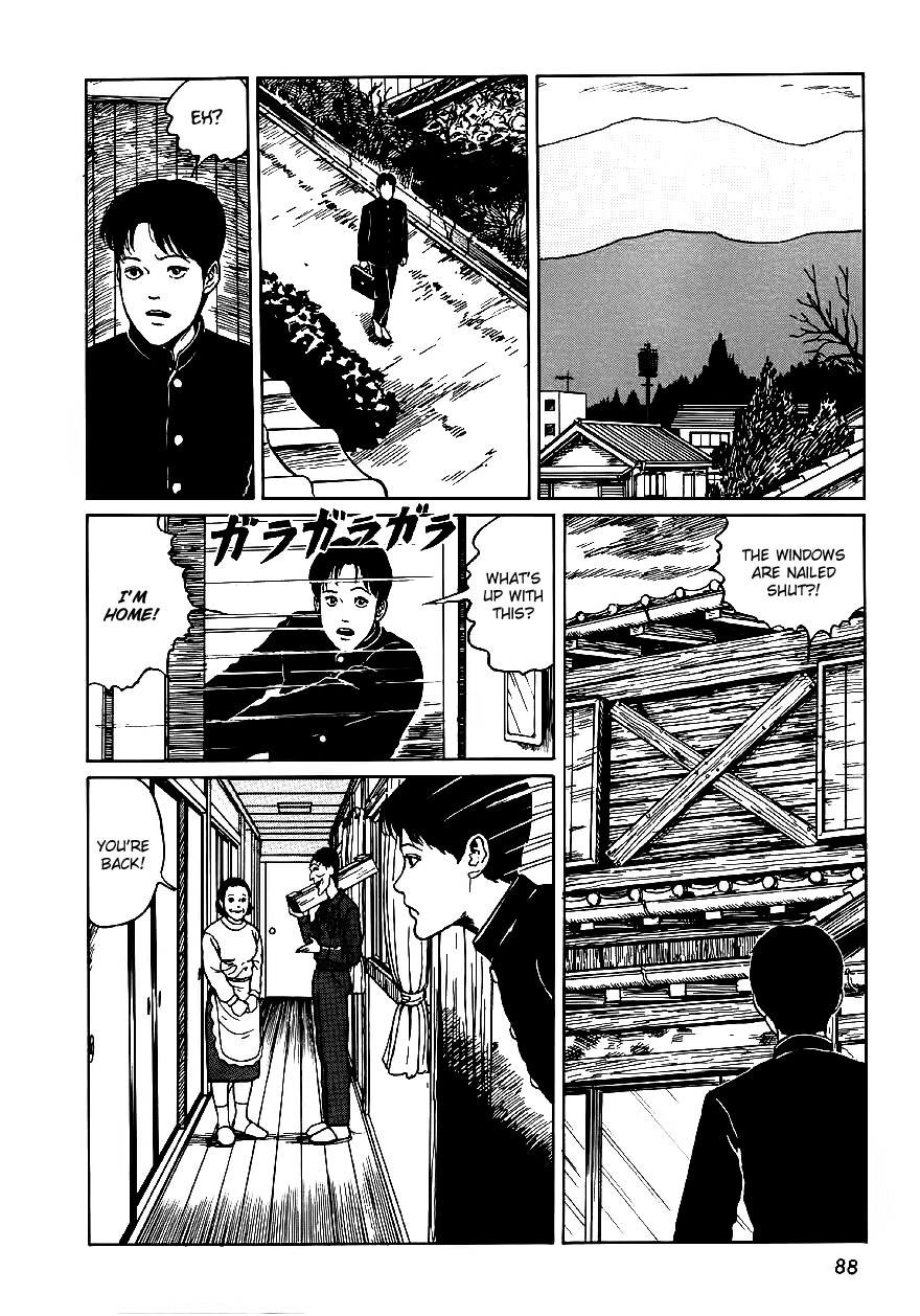 Itou Junji Kyoufu Manga Collection Chapter 6.2 page 22 - Vol.6 Chapter 2: The Room With Four Walls