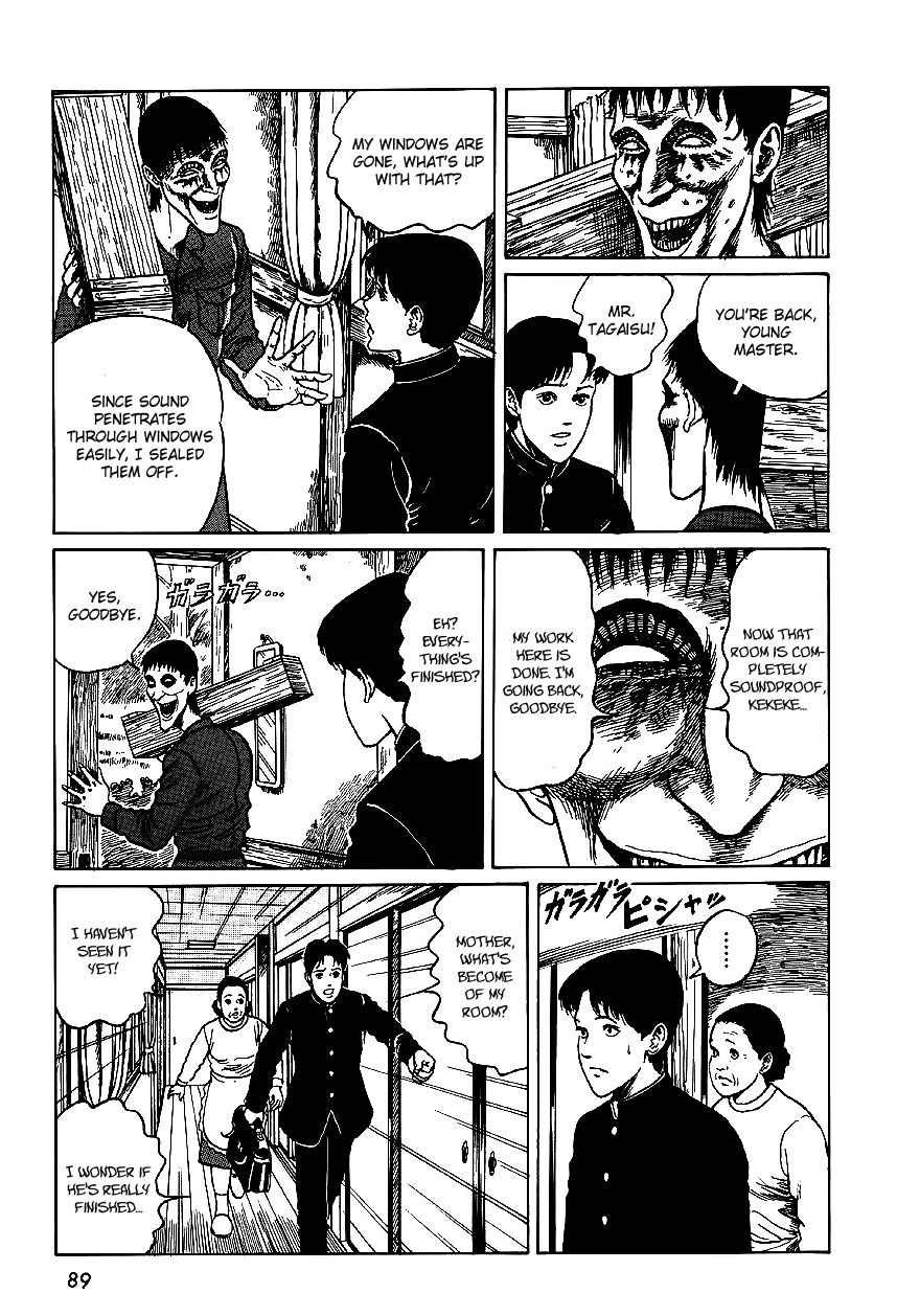 Itou Junji Kyoufu Manga Collection Chapter 6.2 page 23 - Vol.6 Chapter 2: The Room With Four Walls