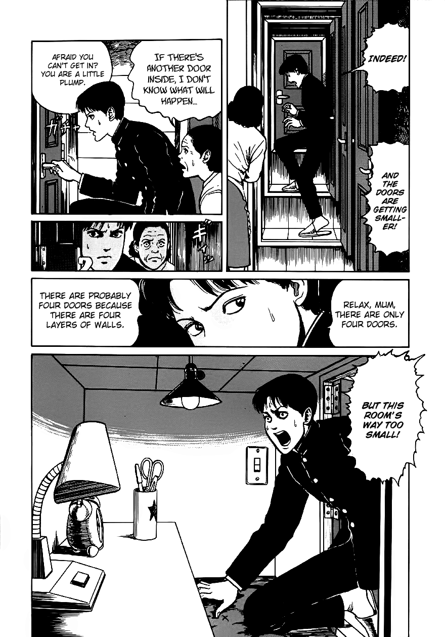 Itou Junji Kyoufu Manga Collection Chapter 6.2 page 25 - Vol.6 Chapter 2: The Room With Four Walls