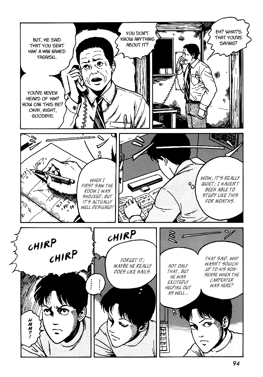 Itou Junji Kyoufu Manga Collection Chapter 6.2 page 28 - Vol.6 Chapter 2: The Room With Four Walls