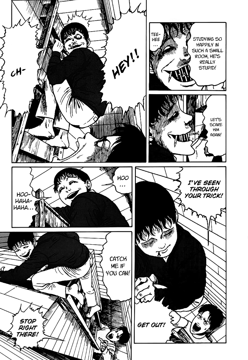 Itou Junji Kyoufu Manga Collection Chapter 6.2 page 35 - Vol.6 Chapter 2: The Room With Four Walls