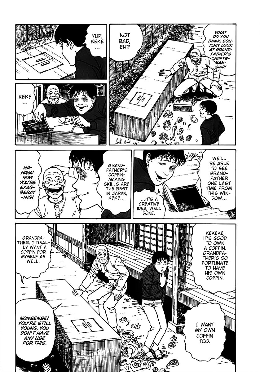 Itou Junji Kyoufu Manga Collection Chapter 6.3 page 11 - Vol.6 Chapter 3: Coffin