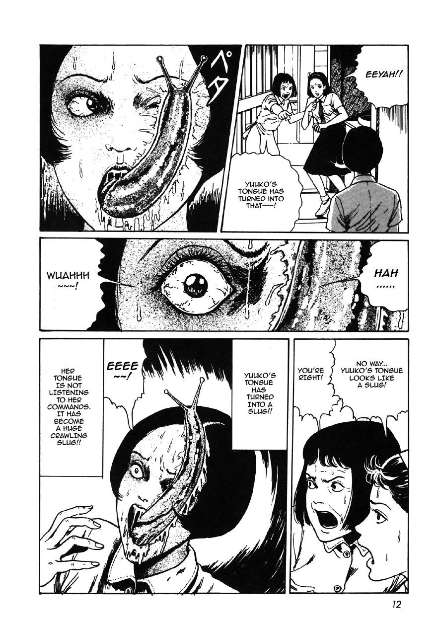 Itou Junji Kyoufu Manga Collection Chapter 7.1 page 10 - Vol.7 Chapter 1: Slug Girl
