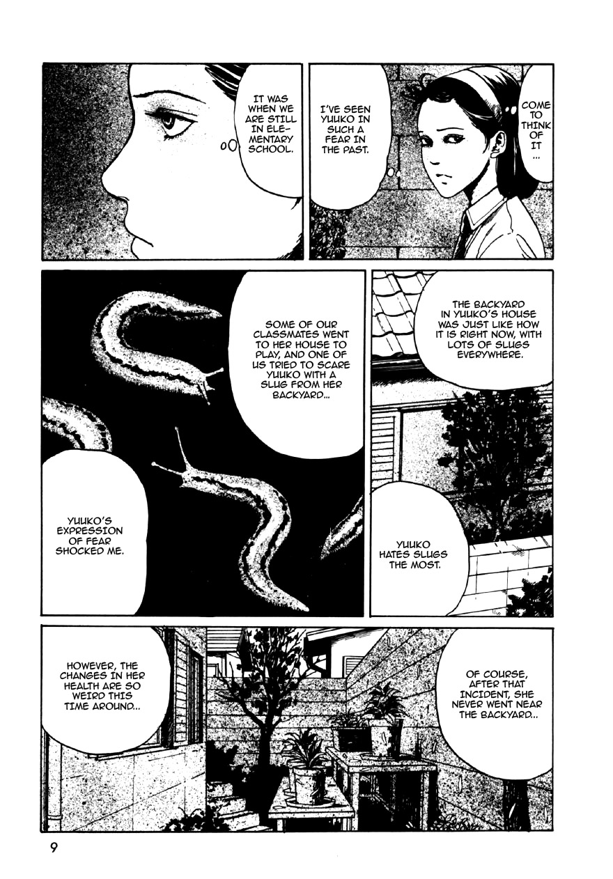 Itou Junji Kyoufu Manga Collection Chapter 7.1 page 7 - Vol.7 Chapter 1: Slug Girl