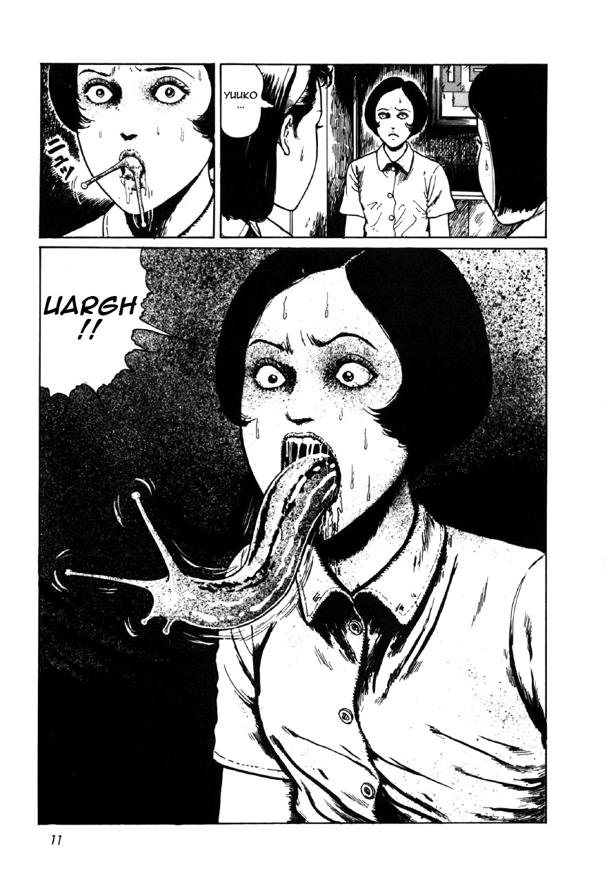 Itou Junji Kyoufu Manga Collection Chapter 7.1 page 9 - Vol.7 Chapter 1: Slug Girl