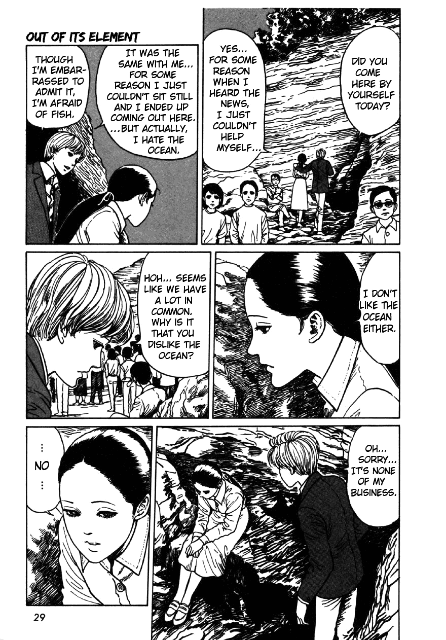 Itou Junji Kyoufu Manga Collection Chapter 7.2 page 11 - Vol.7 Chapter 2: Out of its element