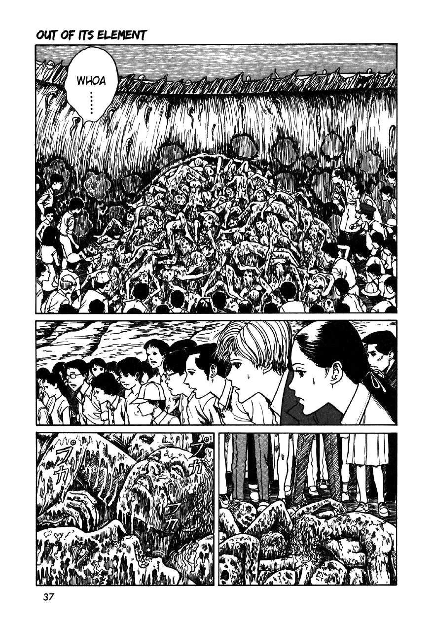 Itou Junji Kyoufu Manga Collection Chapter 7.2 page 19 - Vol.7 Chapter 2: Out of its element